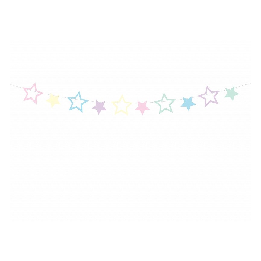 Guirlande Etoile Pastel