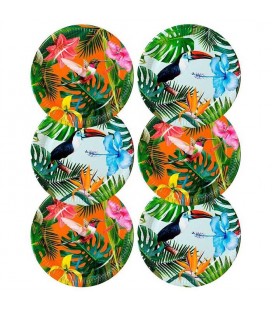 Tropical Fiesta Party Plates
