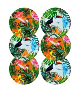 Tropical Fiesta Party Plates