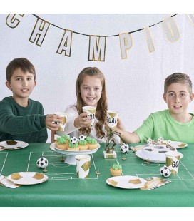 12 Football Party Champions Plates