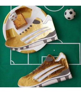 12 Football Party Champions Plates