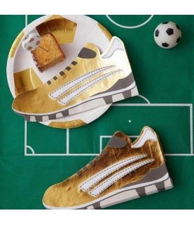12 Football Party Champions Plates