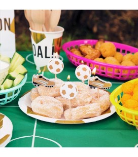 5 Football Party Champions Candles