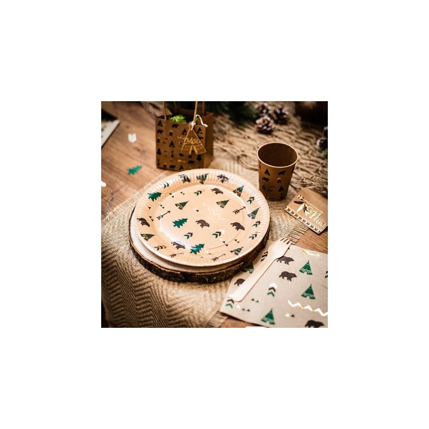 Indian Forest Plates