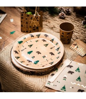 Indian Forest Plates