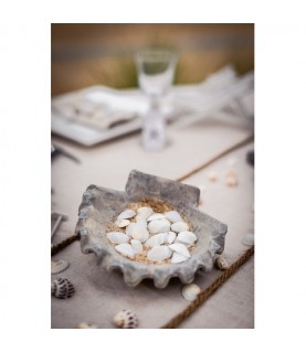 1 Coupelle Coquillage Gris