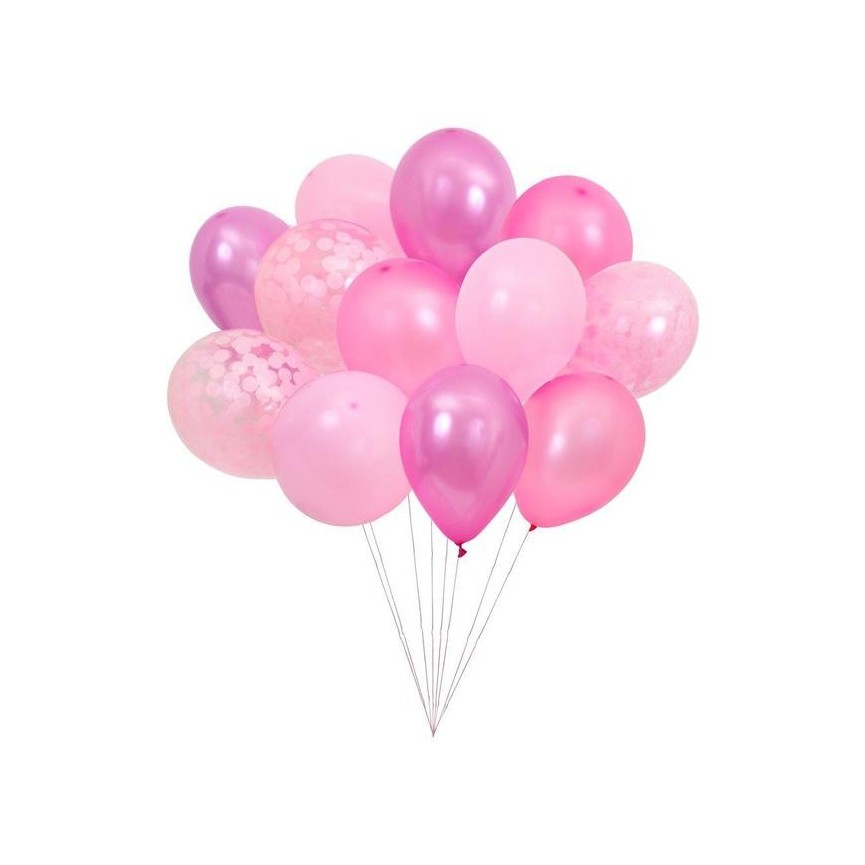Luftballonstrauß Rosa Meri Meri