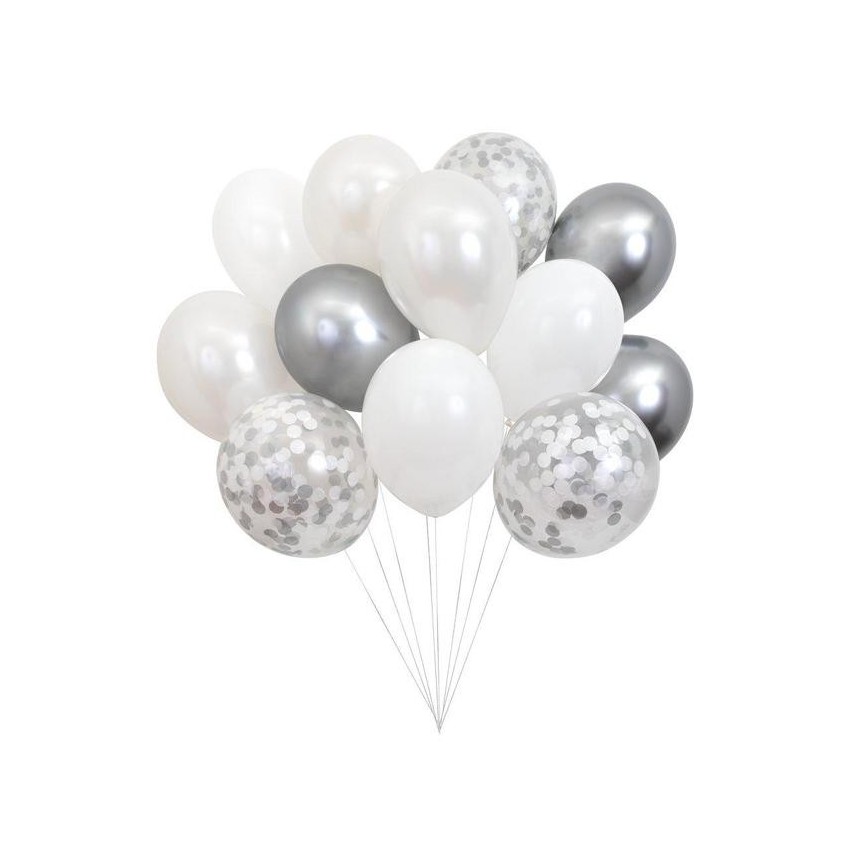 Bouquet de Ballons Argent Meri Meri