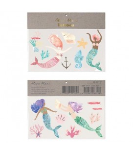 Mermaid Temporary Tattoos