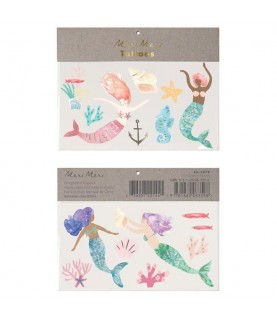 Mermaid Temporary Tattoos