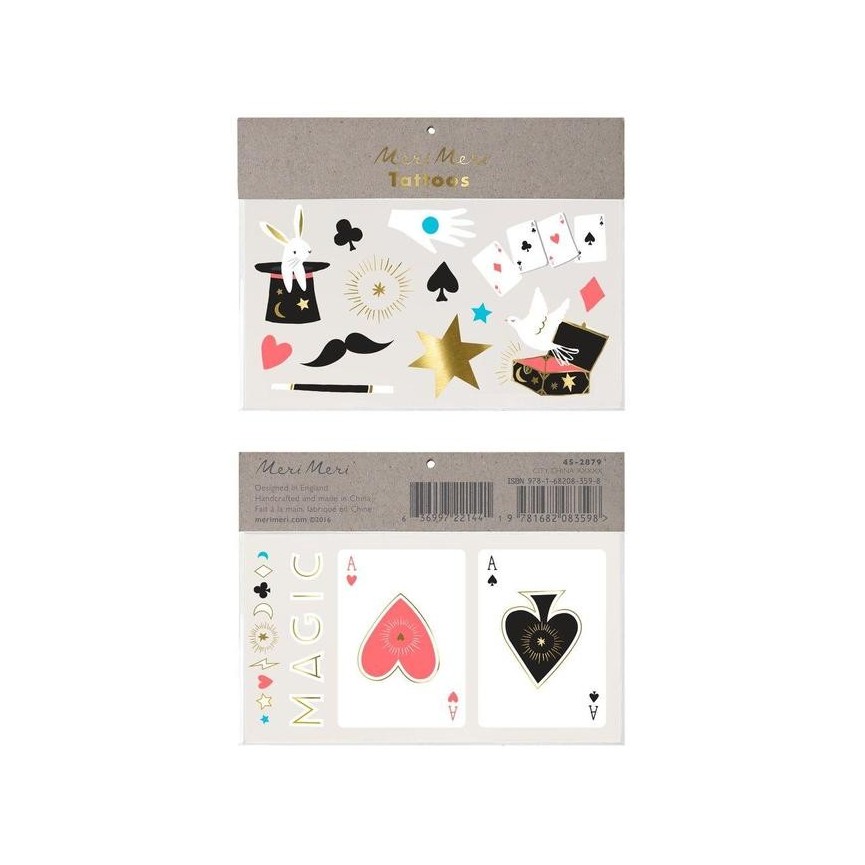 Abracadabra Temporary Tattoos