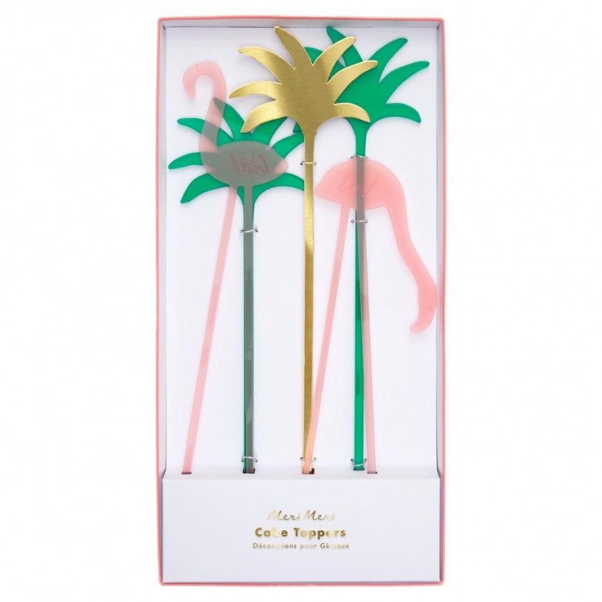 Flamingo Acrylic Cake Topper