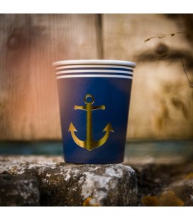 Assiettes Ancre Marine