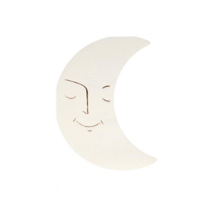 16 Vintage Halloween Moon Napkins