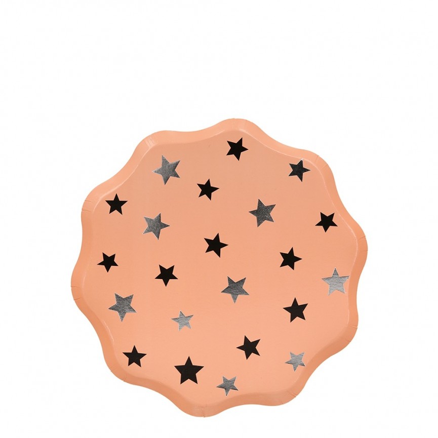 8 Assiettes Etoiles Pastel Halloween