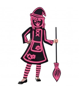 Glow in the Dark Stick Witch Costume