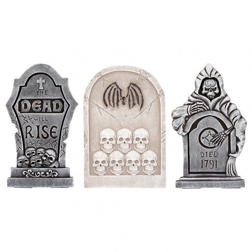 3 Tombstones Assorted Designs
