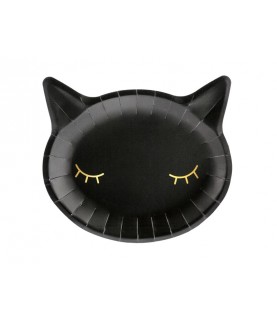 Black Kitten Plates