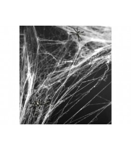 White Halloween Spider Web