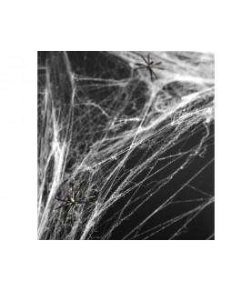 Weißes Halloween Spinnennetz