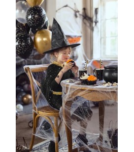 White Halloween Spider Web