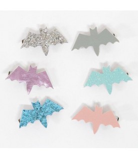 6 Bat Hair Clips