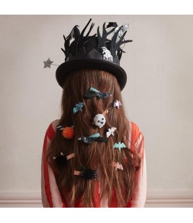 6 Bat Hair Clips