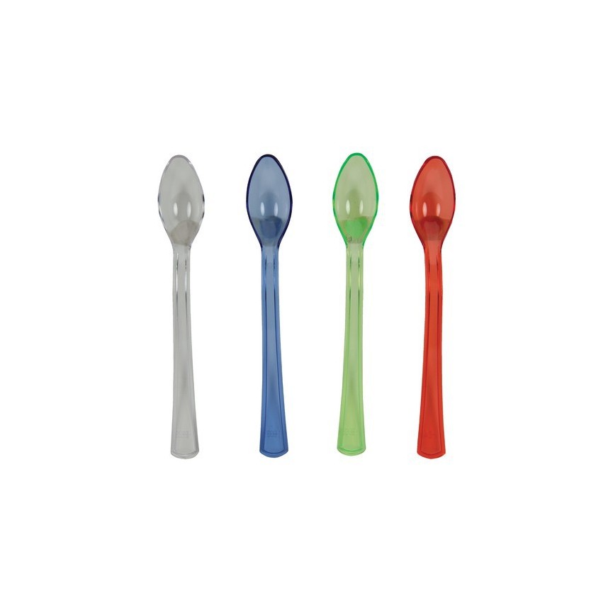 24 Mini Spoons Colored