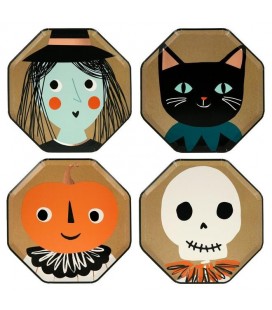 Vintage Halloween Side Plates