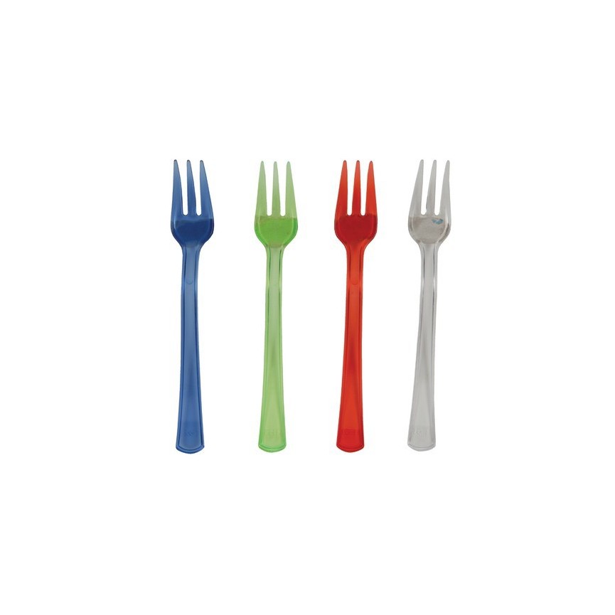 24 Mini Forks Colored 24 Mini Forks Colored