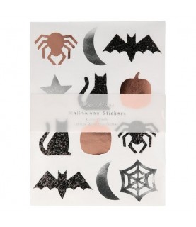 Lot de 10 feuilles d'Autocollants Halloween