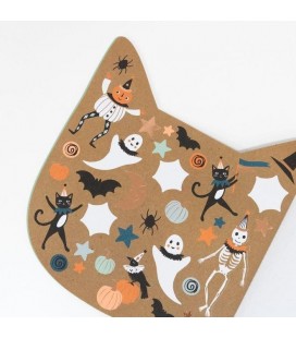 Halloween Cat Sticker Sketch Book