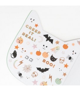 Halloween Cat Sticker Sketch Book