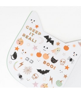 Halloween Cat Sticker Sketch Book
