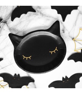 Black Kitten Plates