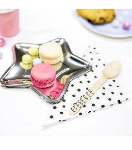 18 Wooden Cutlery Black