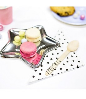 18 Wooden Cutlery Black