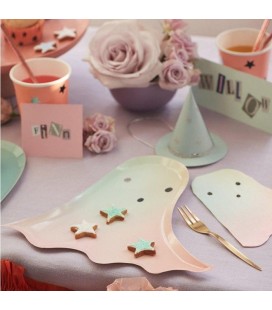 16 Pastel Halloween Ghost Napkins