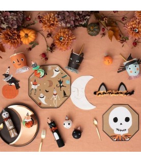 16 Vintage Halloween Crow Napkins