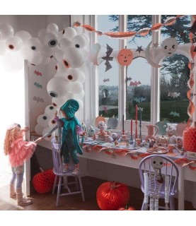 Pastel Halloween Glitter Hanging Bats
