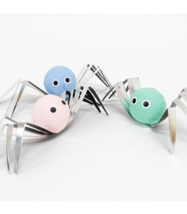 4 Pastel Surprise Spider Balls