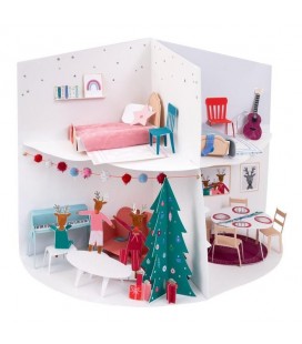 Festive House Paper Craft Advent Calendar