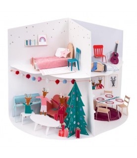 Festive House Paper Craft Advent Calendar