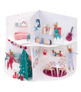 Festive House Paper Craft Advent Calendar