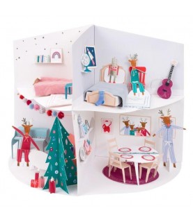 Festive House Paper Craft Advent Calendar