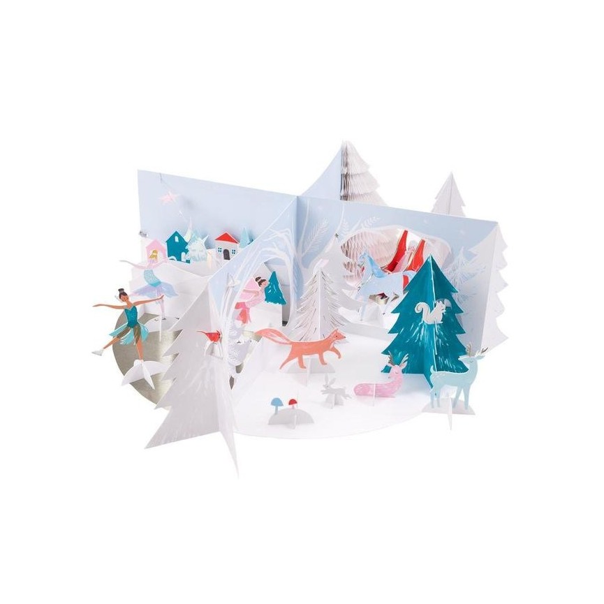Winter Wonderland Paper Craft Advent Calendar