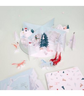 Winter Wonderland Paper Craft Advent Calendar