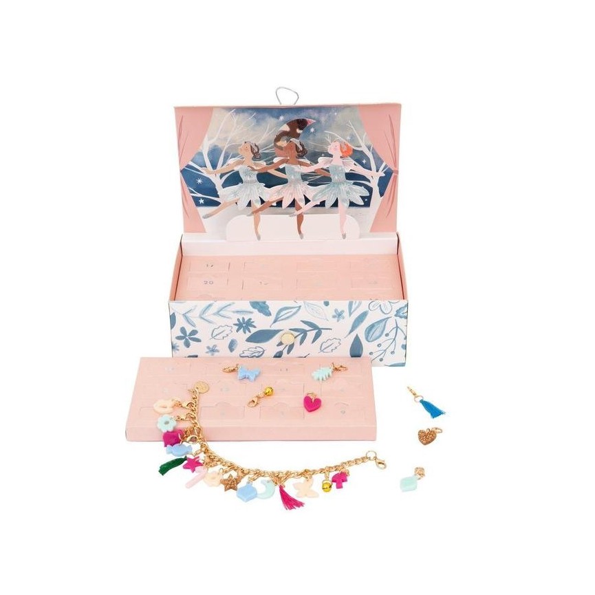 Calendrier de l'Avent Boîte à bijoux Ballerines sous la Neige