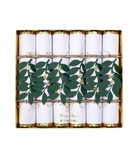 6 Festive Foliage Small Crackers