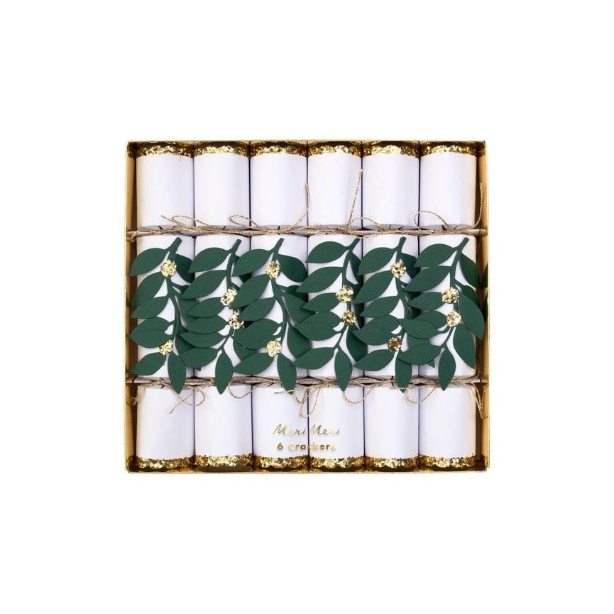 6 Festive Foliage Small Crackers